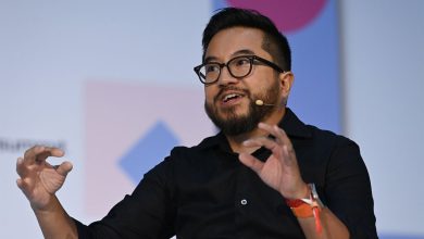 Lisbon , Portugal - 2 November 2022; Garry Tan, Initialized Capital, on Venture stage during day one of Web Summit 2022 at the Altice Arena in Lisbon, Portugal. (Photo By Harry Murphy/Sportsfile for Web Summit via Getty Images)